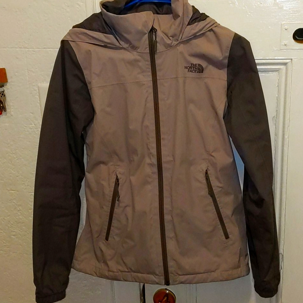 Women's north face rain coat